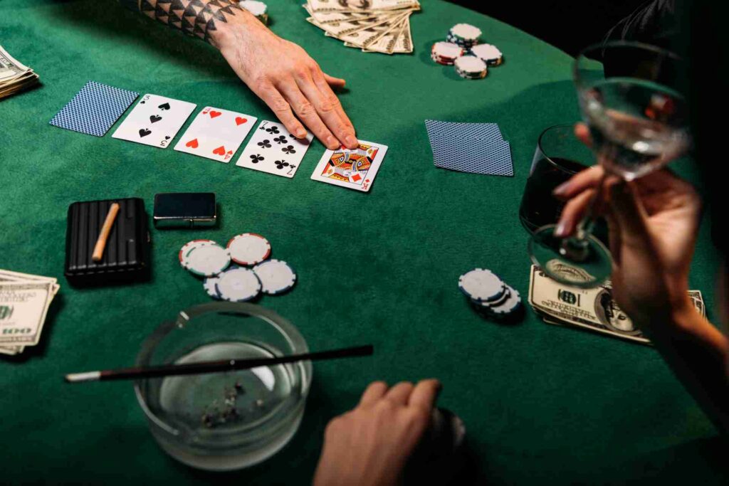bluff au poker